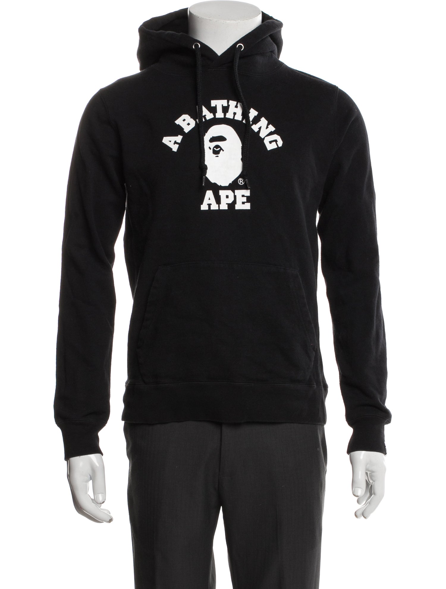 A Bathing Ape College Logo Hoodie