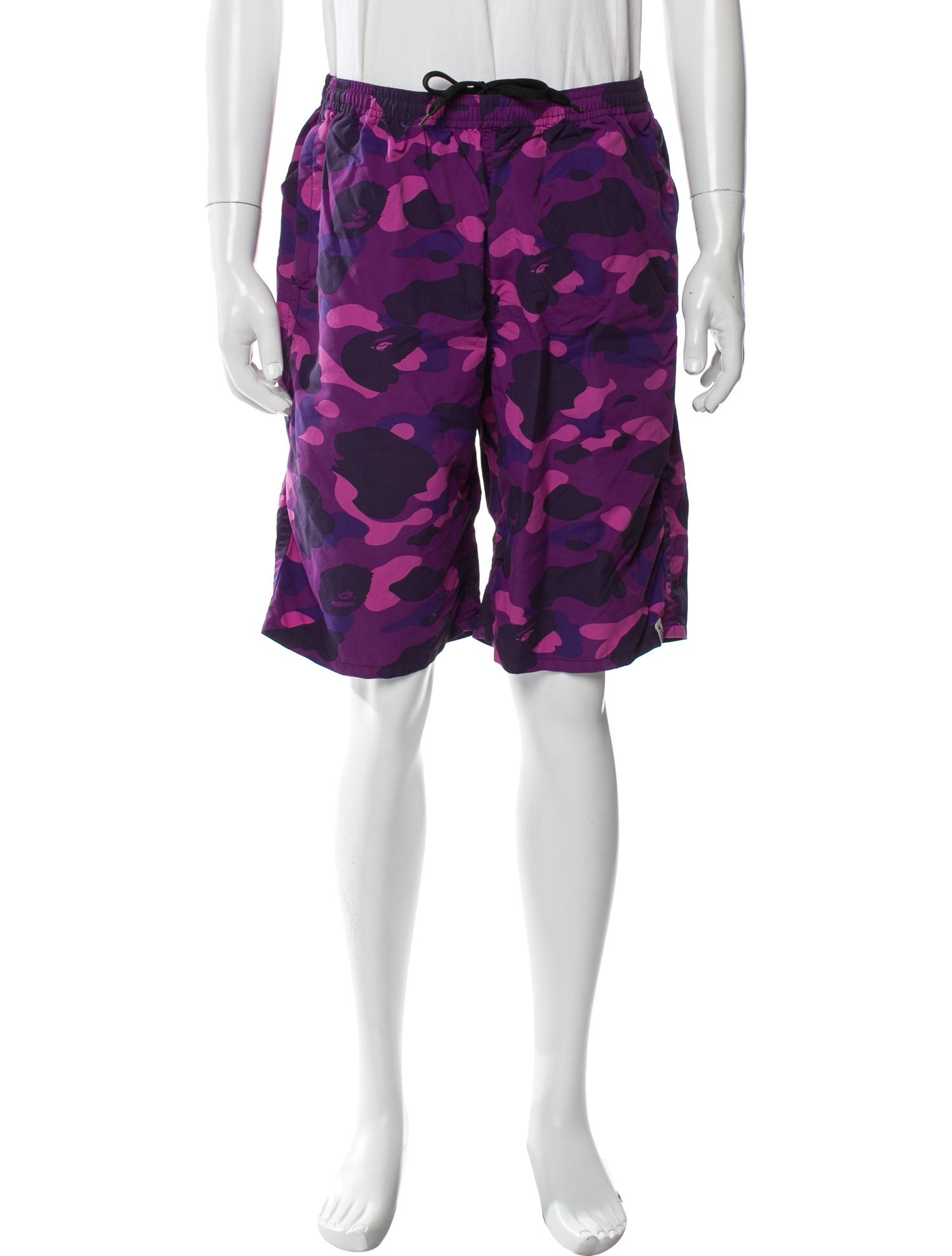 A Bathing Ape Printed Cargo Shorts