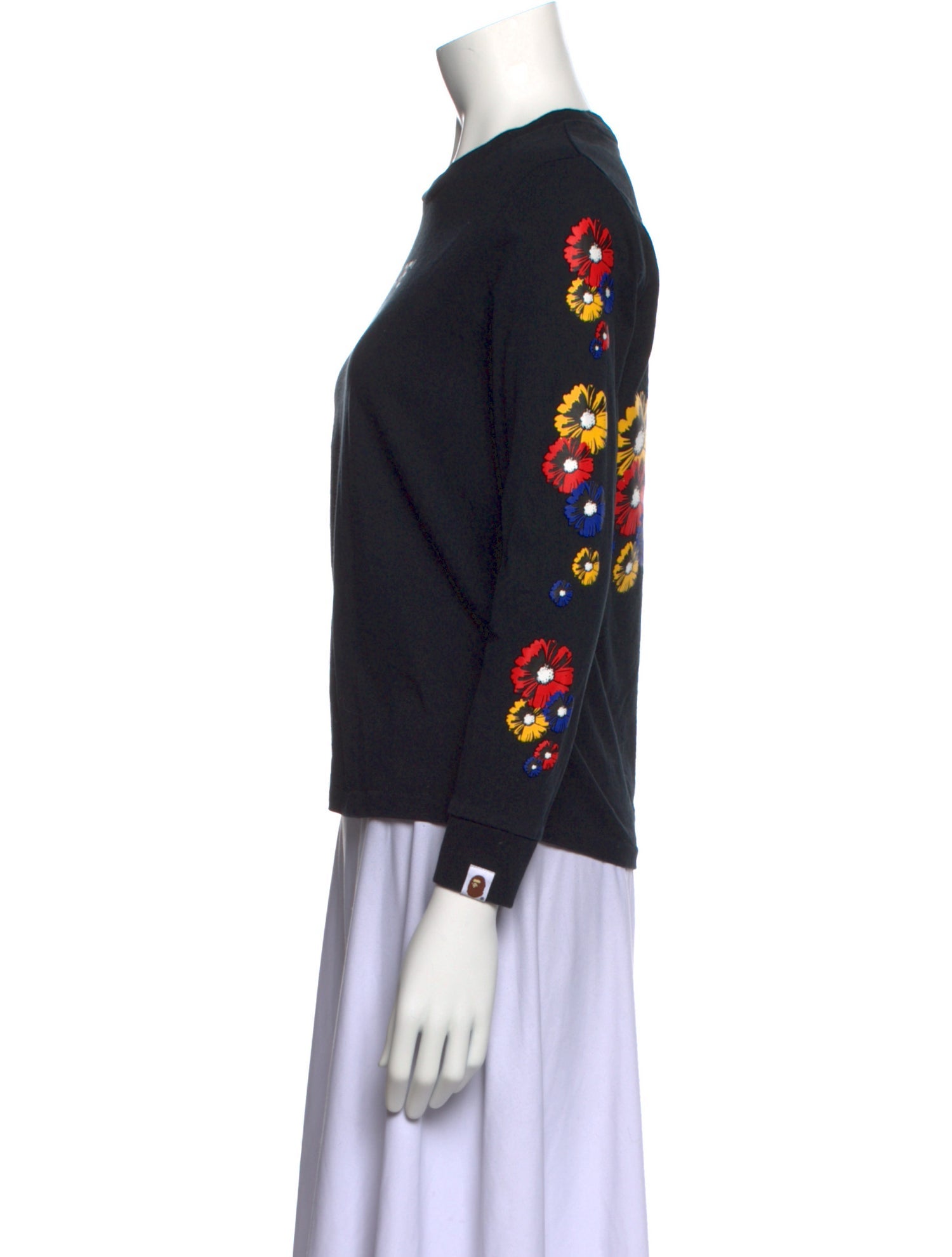 A Bathing Ape Graphic Print Crew Neck Sweatshirt