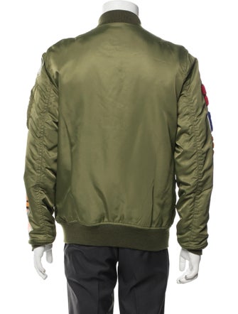 A Bathing Ape MA-1 Shark Graphic Print Bomber Jacket