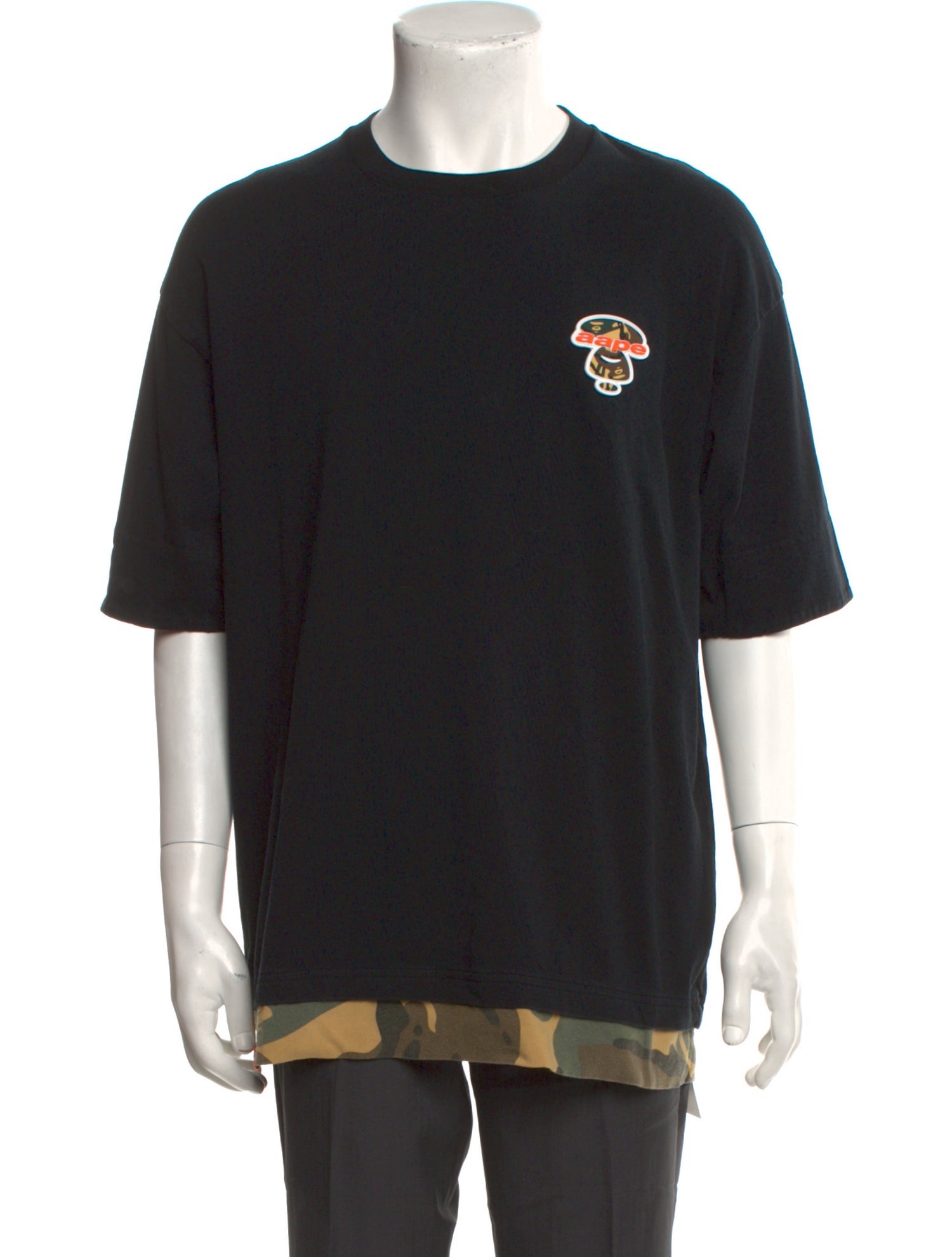 A Bathing Ape Graphic Print Crew Neck T-Shirt