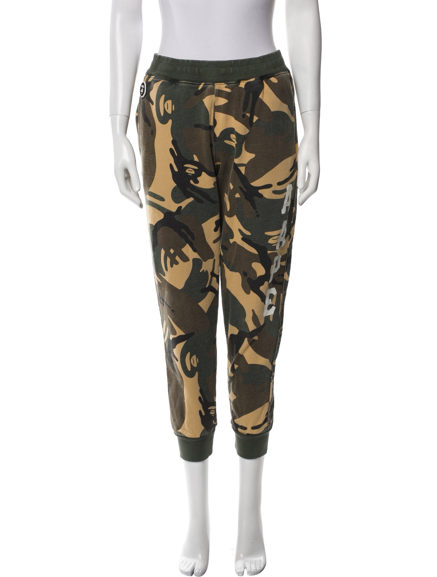 Aape by A Bathing Ape Camouflage Print Sweatpants