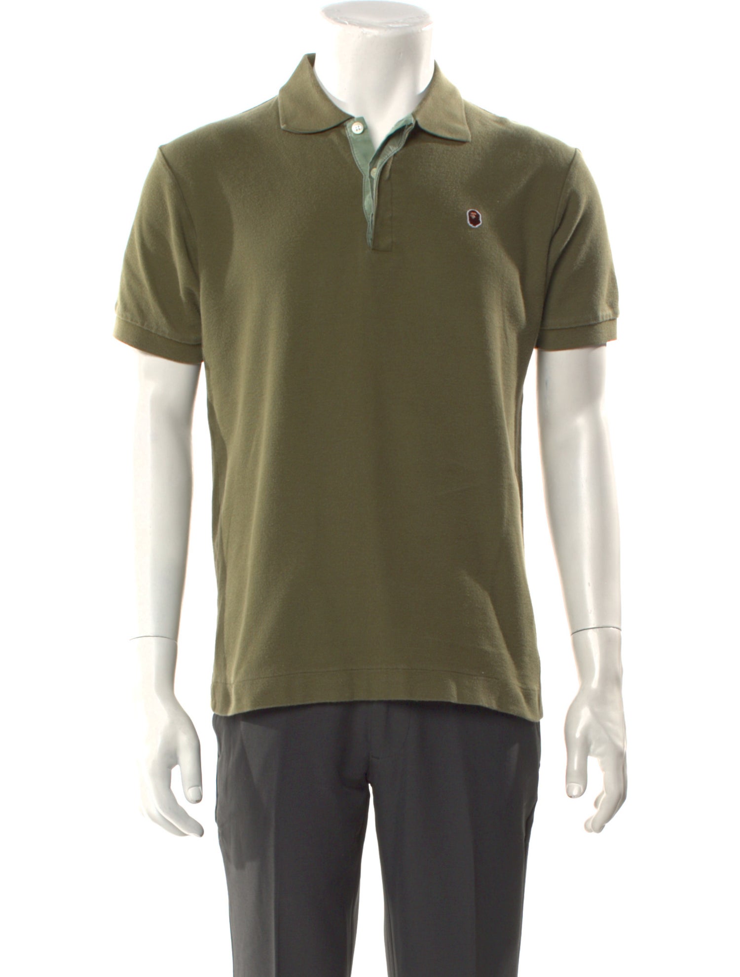 A Bathing Ape Collar Short Sleeve Polo Shirt