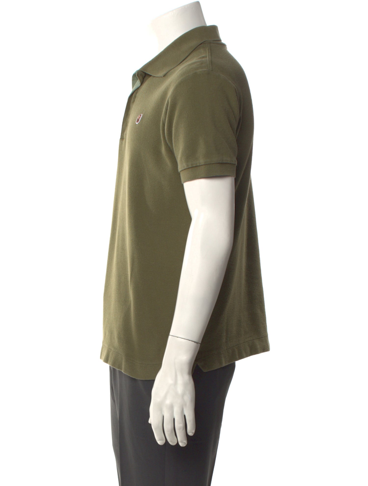 A Bathing Ape Collar Short Sleeve Polo Shirt