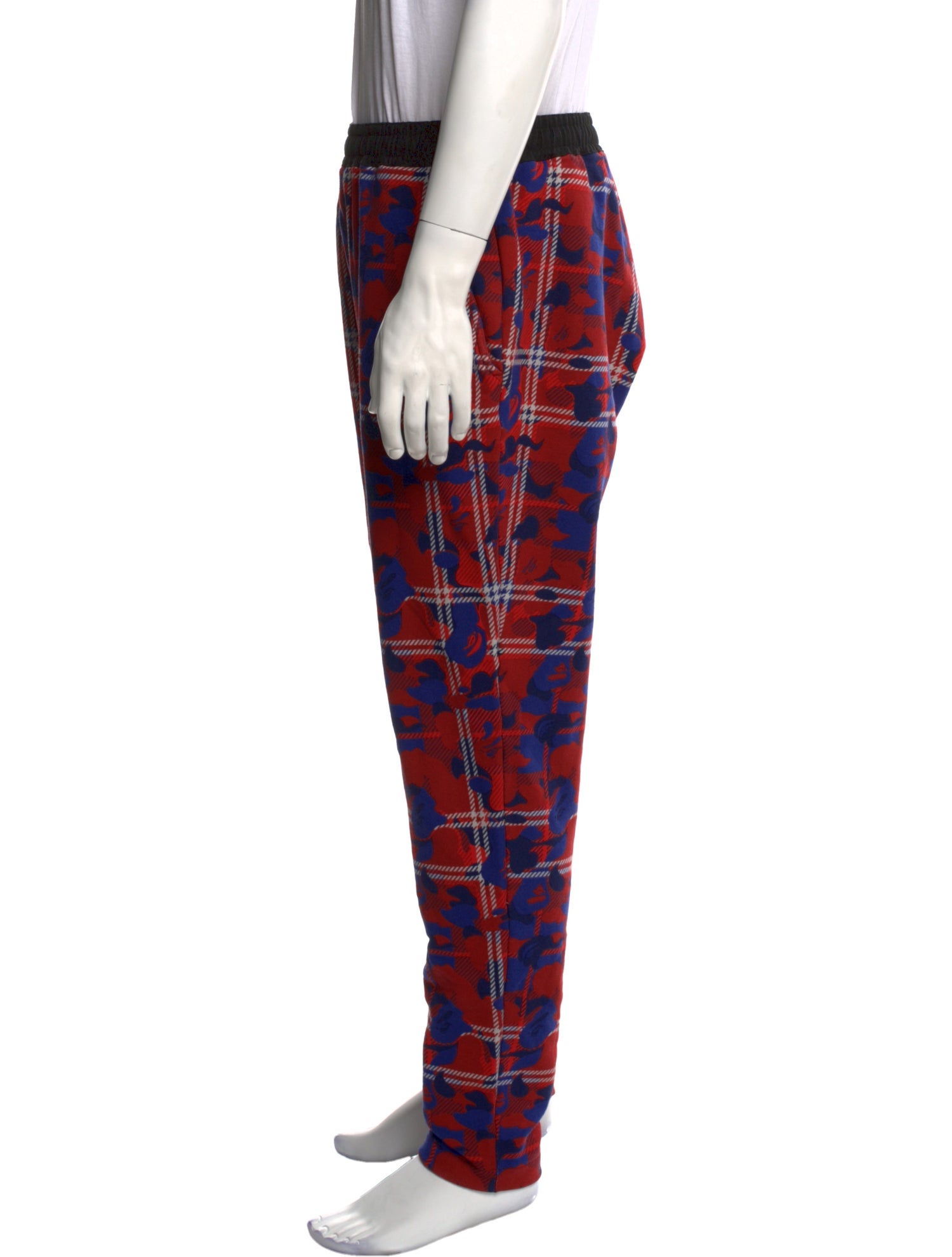 A Bathing Ape Plaid Camo Joggers