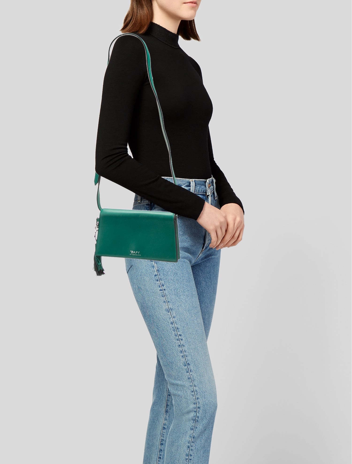 A Bathing Ape Leather Crossbody Bag