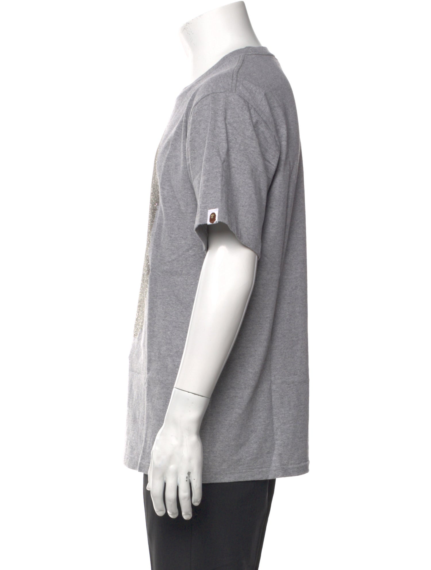 A Bathing Ape Head Logo Graphic Print T-Shirt