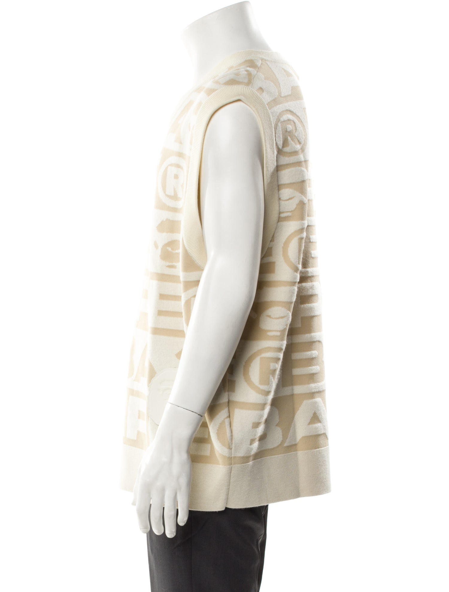 A Bathing Ape Printed V-Neck Sweater Vest w/ Tags