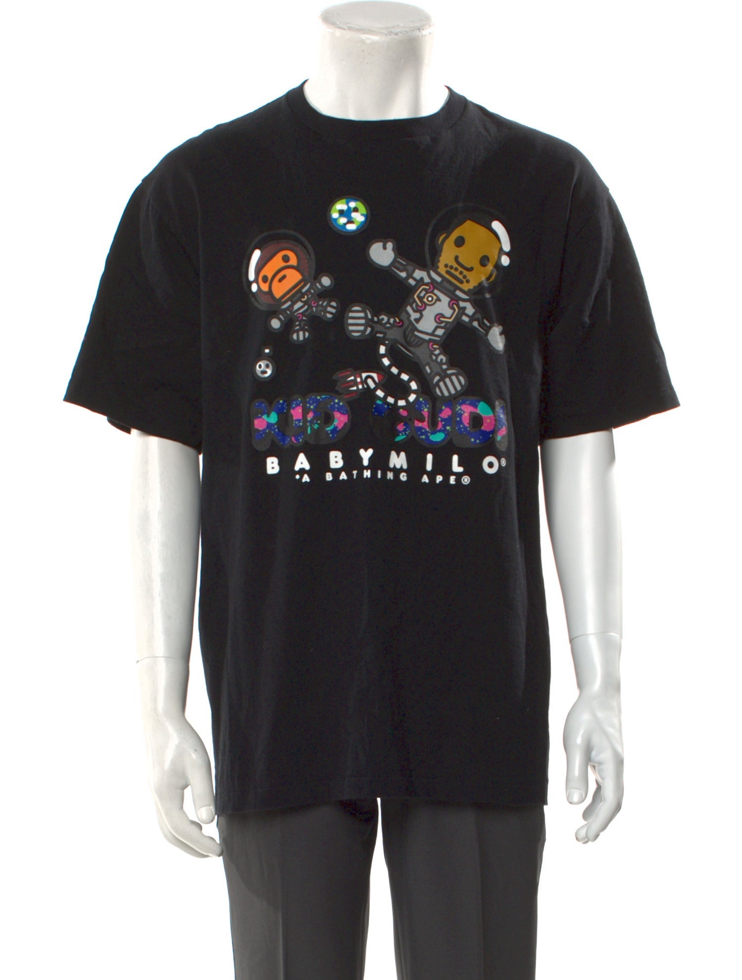 BAPE x Kid Cudi Baby Milo 'Moon Man' Graphic Print T-Shirt