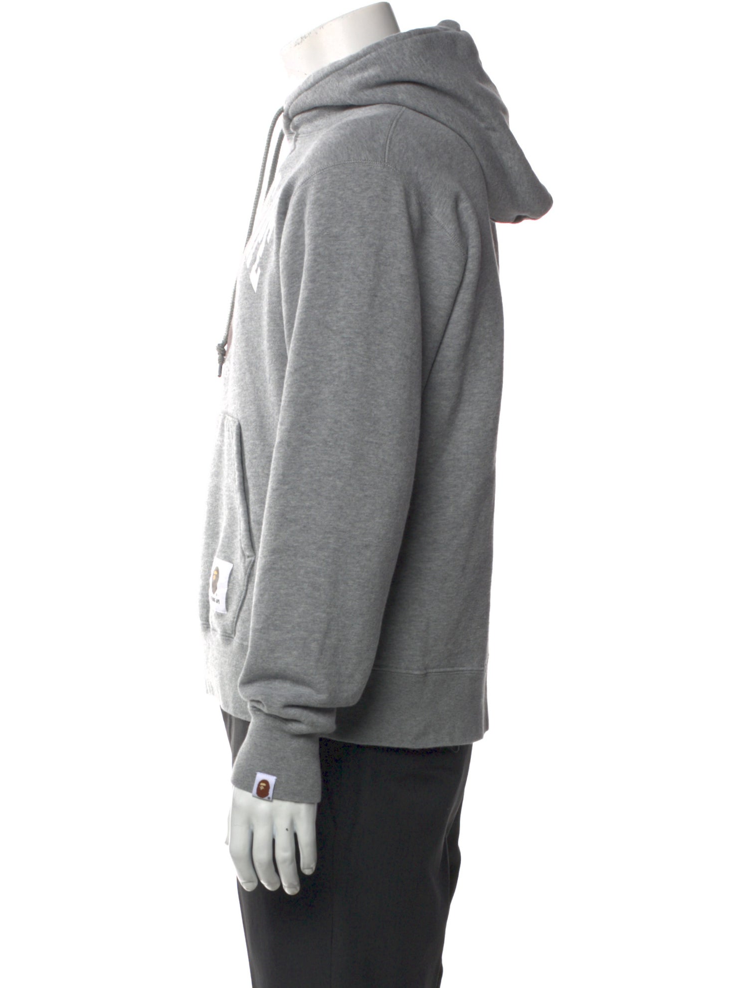A Bathing Ape Logo Graphic Print Hoodie