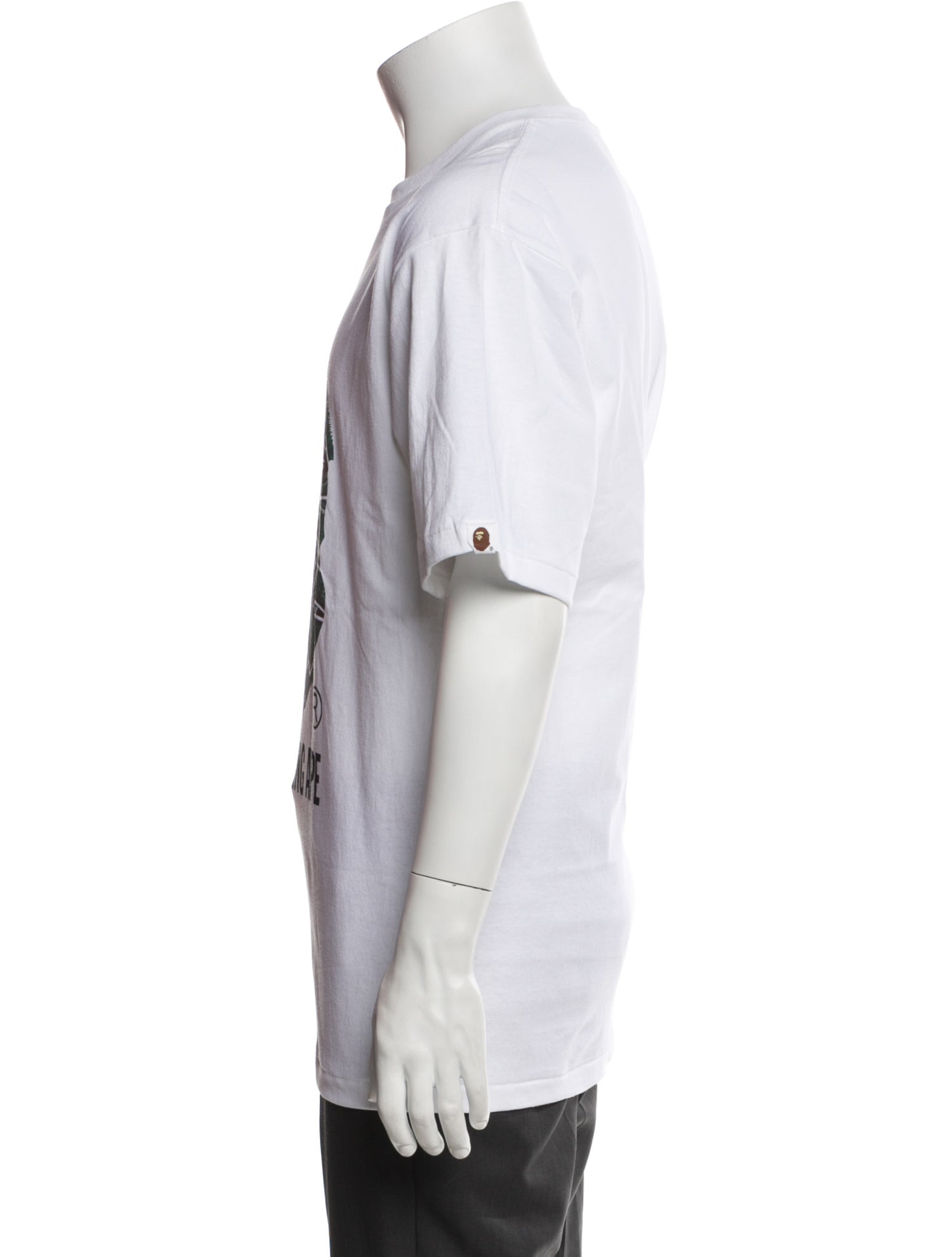 A Bathing Ape Head Logo Graphic Print T-Shirt