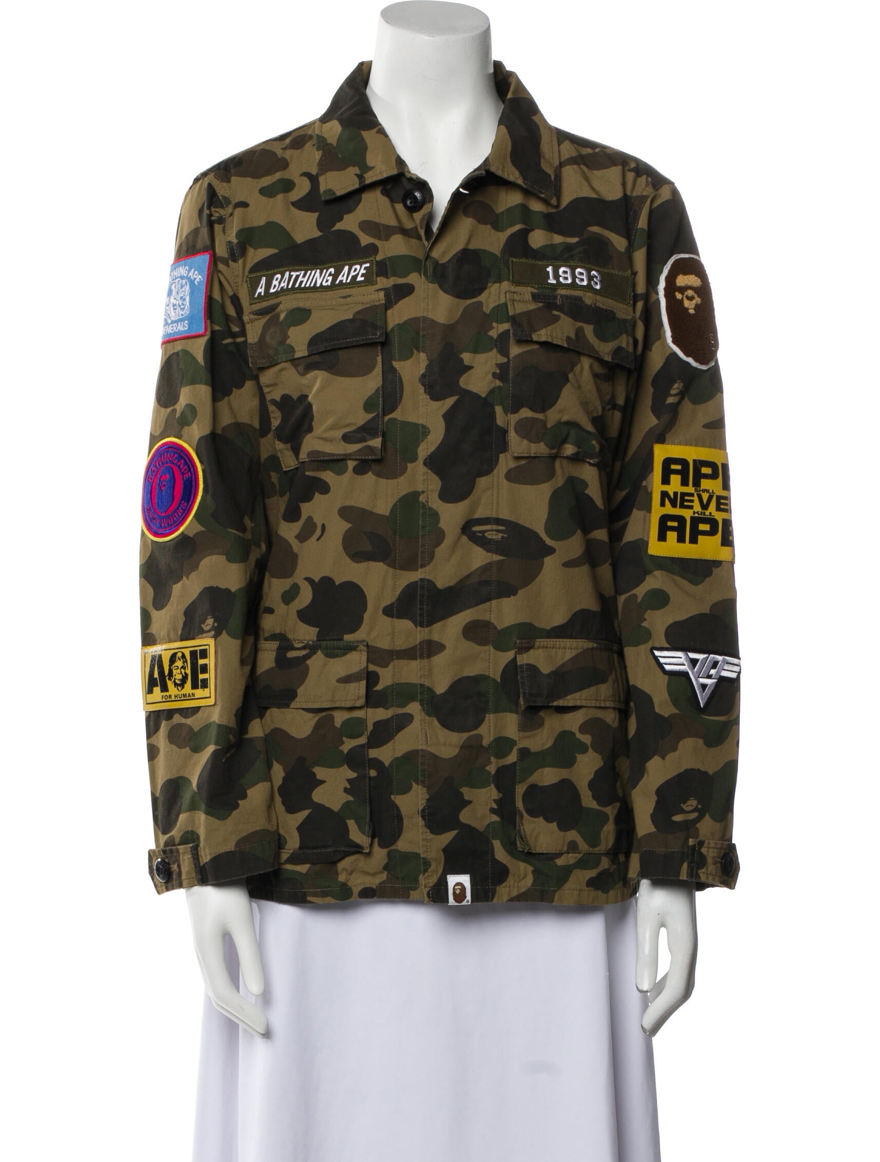 A Bathing Ape 1st Camo Utility Camouflage Print Utility Jacket