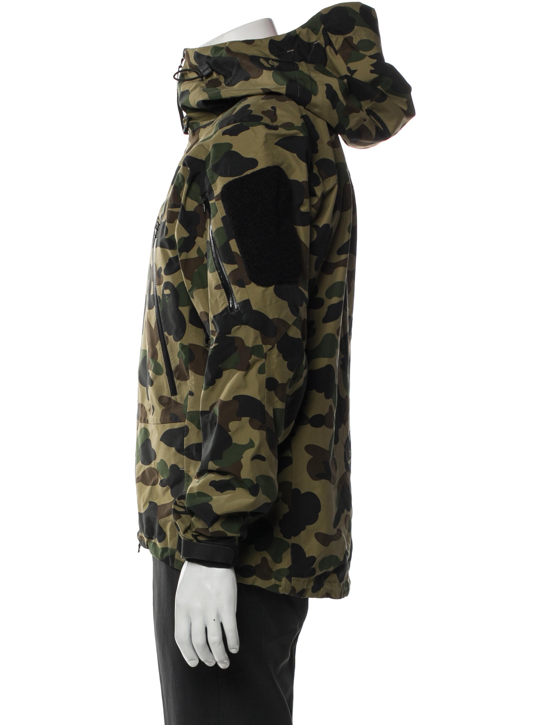 A Bathing Ape Camo Camouflage Print Utility Jacket