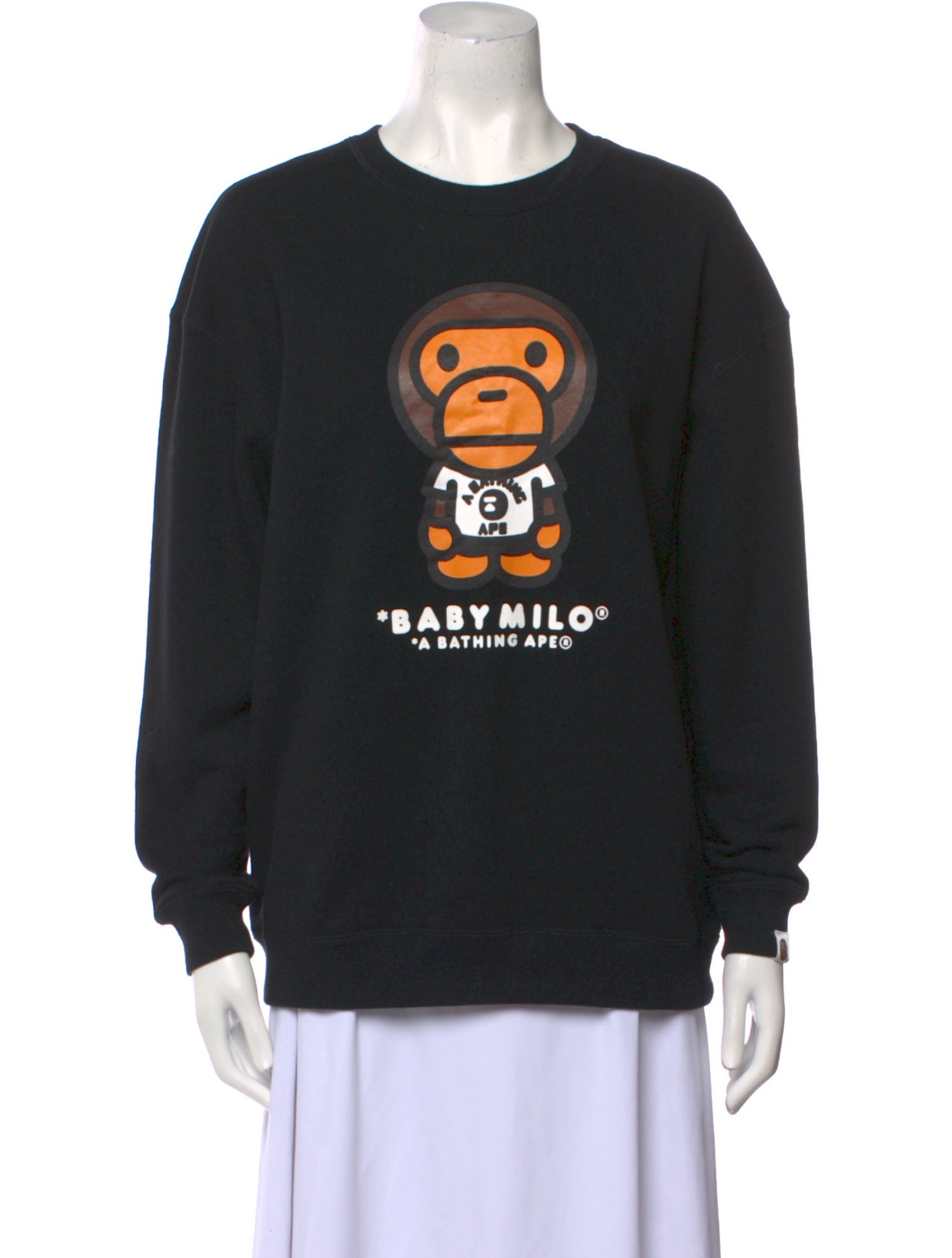 A Bathing Ape Baby Milo Graphic Print Sweatshirt
