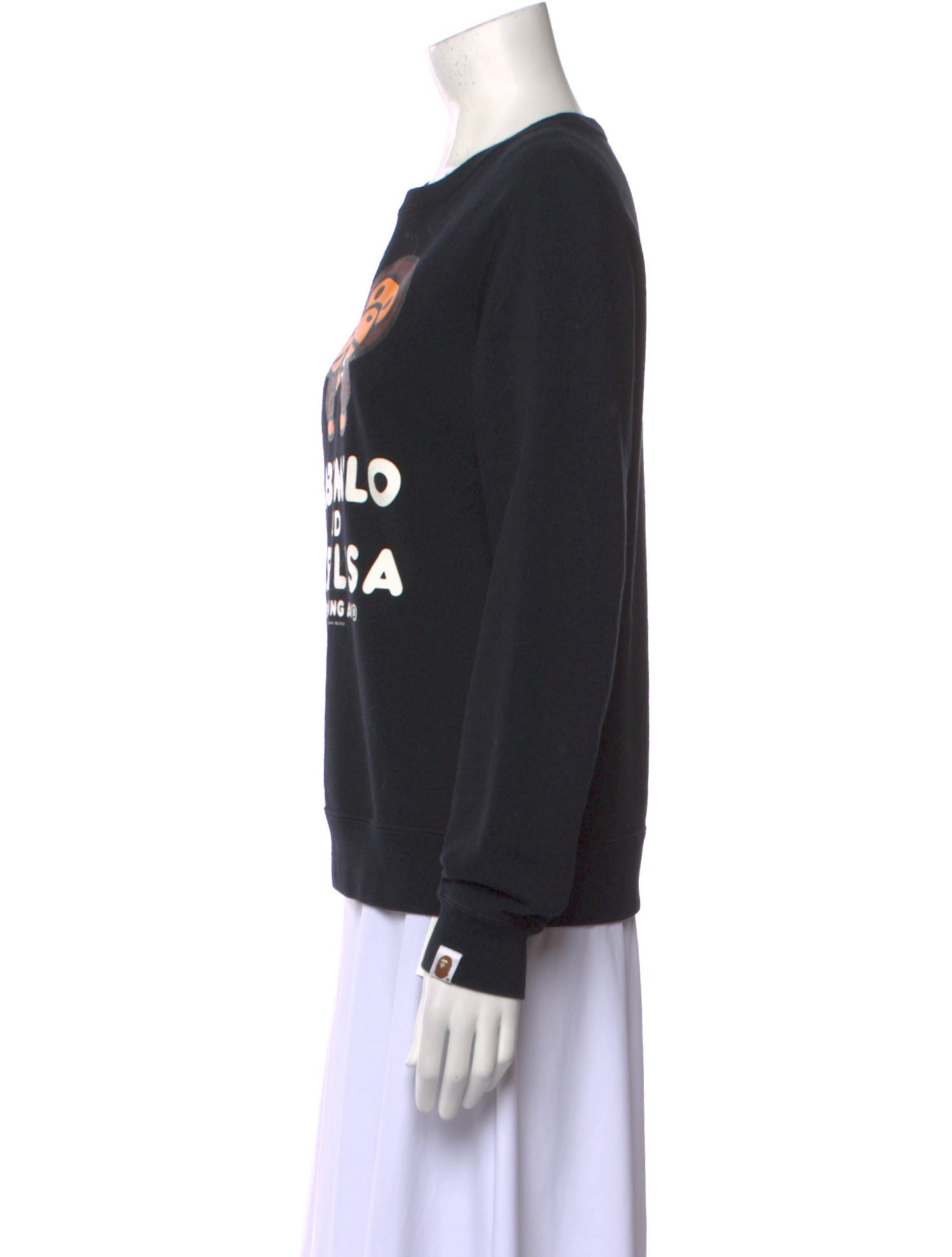 A Bathing Ape Baby Milo Graphic Print Sweatshirt