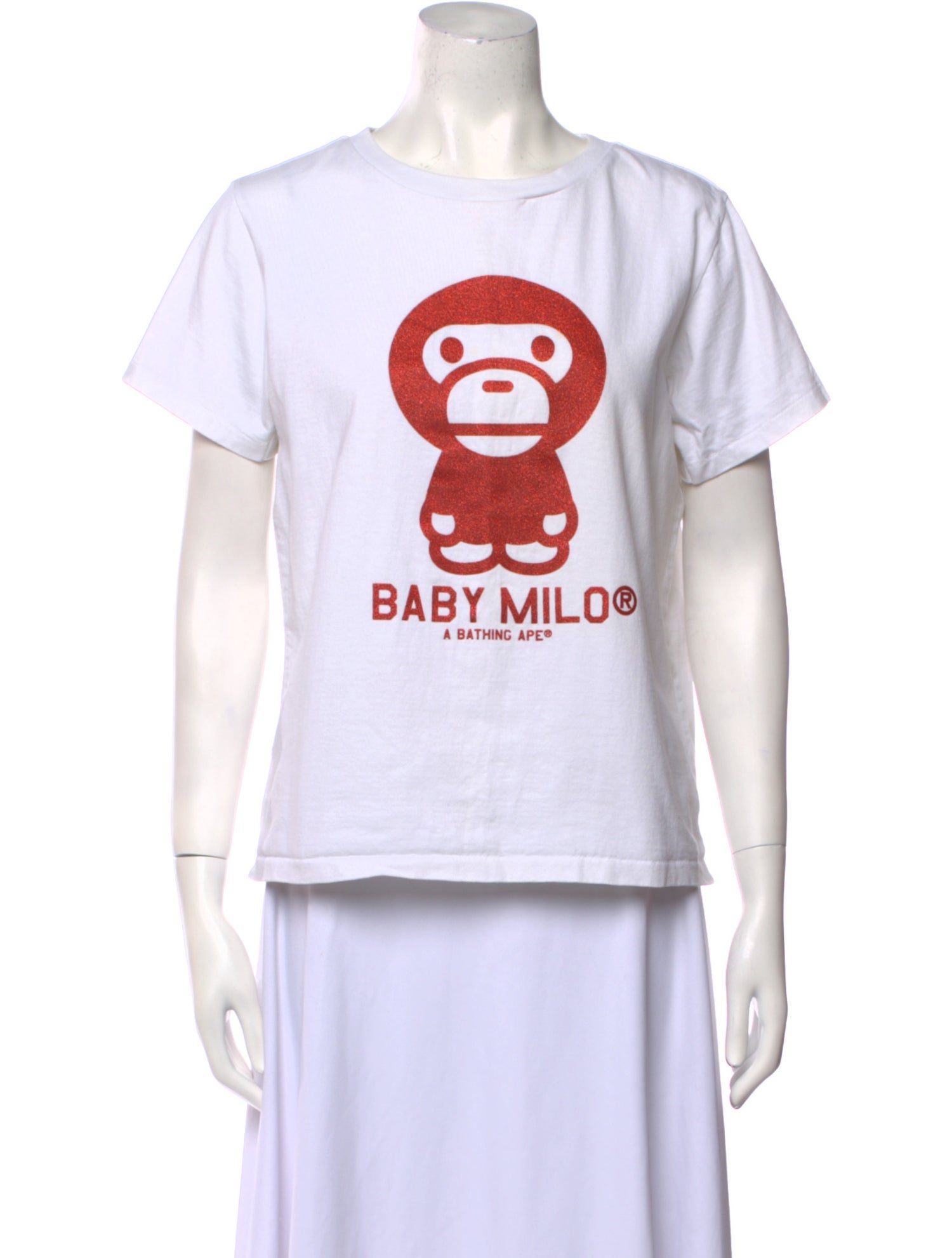 A Bathing Ape Baby Milo Graphic Print T-Shirt