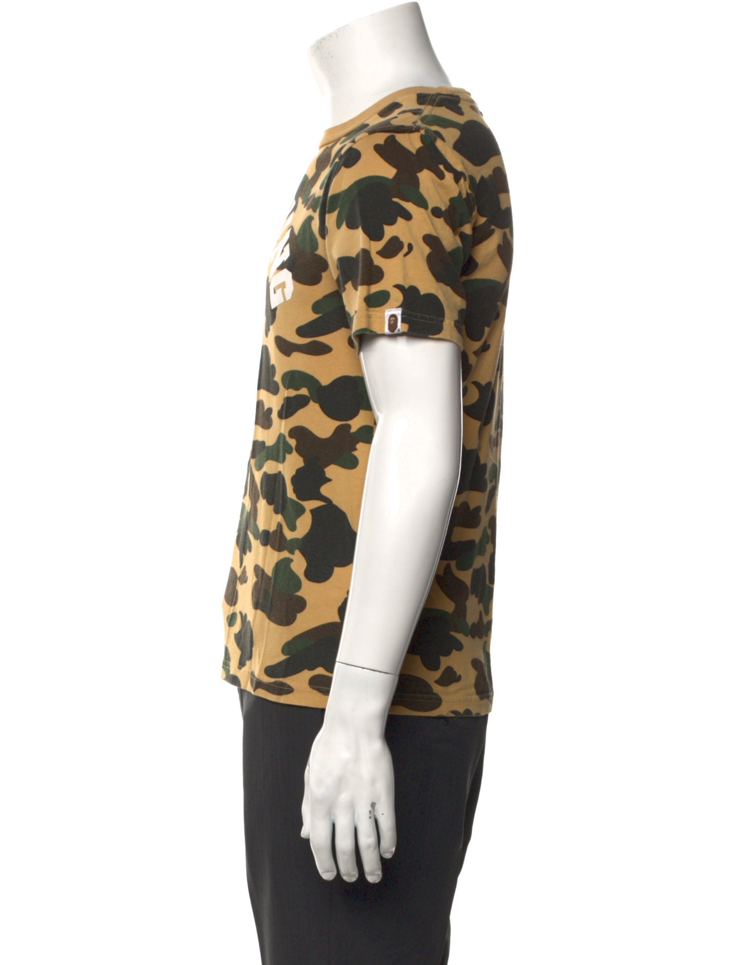 A Bathing Ape College Logo Printed T-Shirt