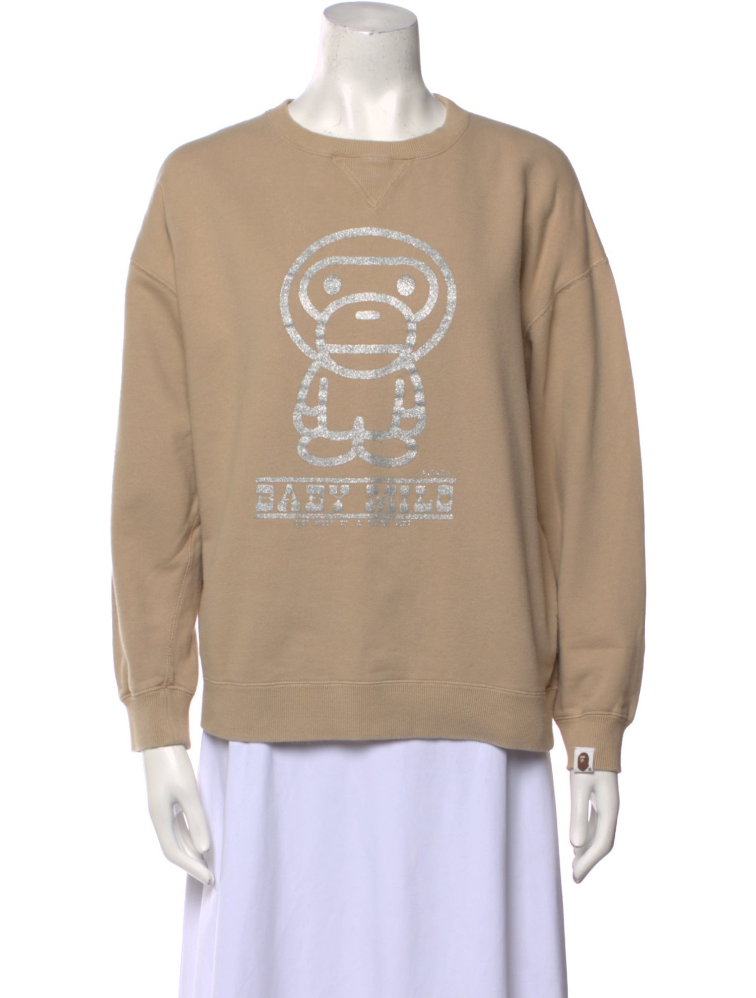 A Bathing Ape Baby Milo Graphic Print Sweatshirt