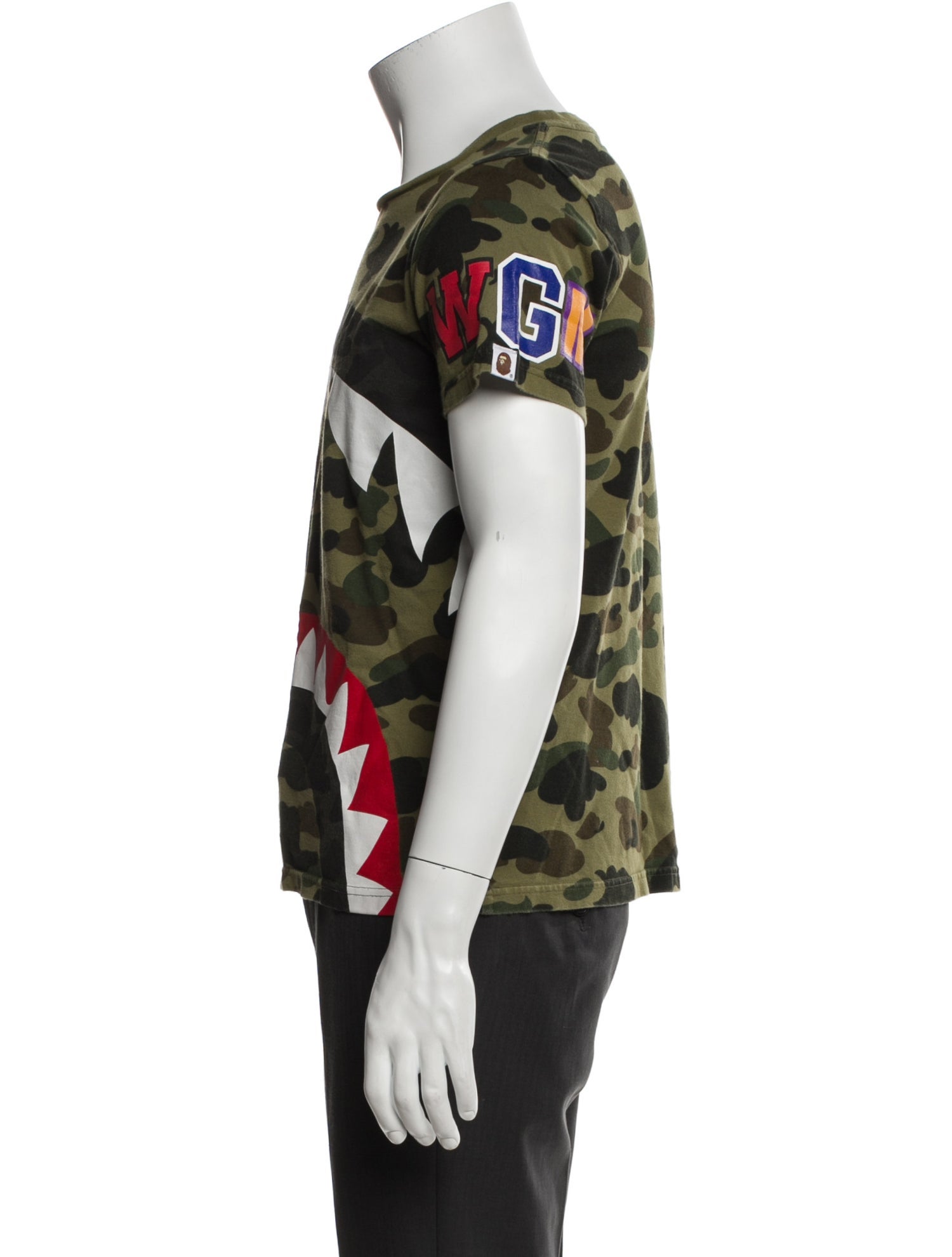 A Bathing Ape Printed Crew Neck T-Shirt
