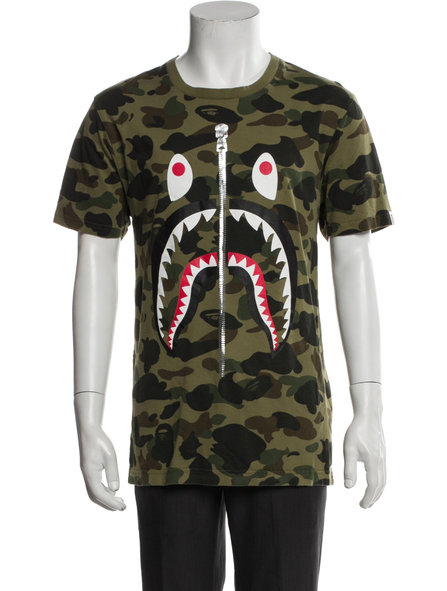 A Bathing Ape Shark Printed T-Shirt