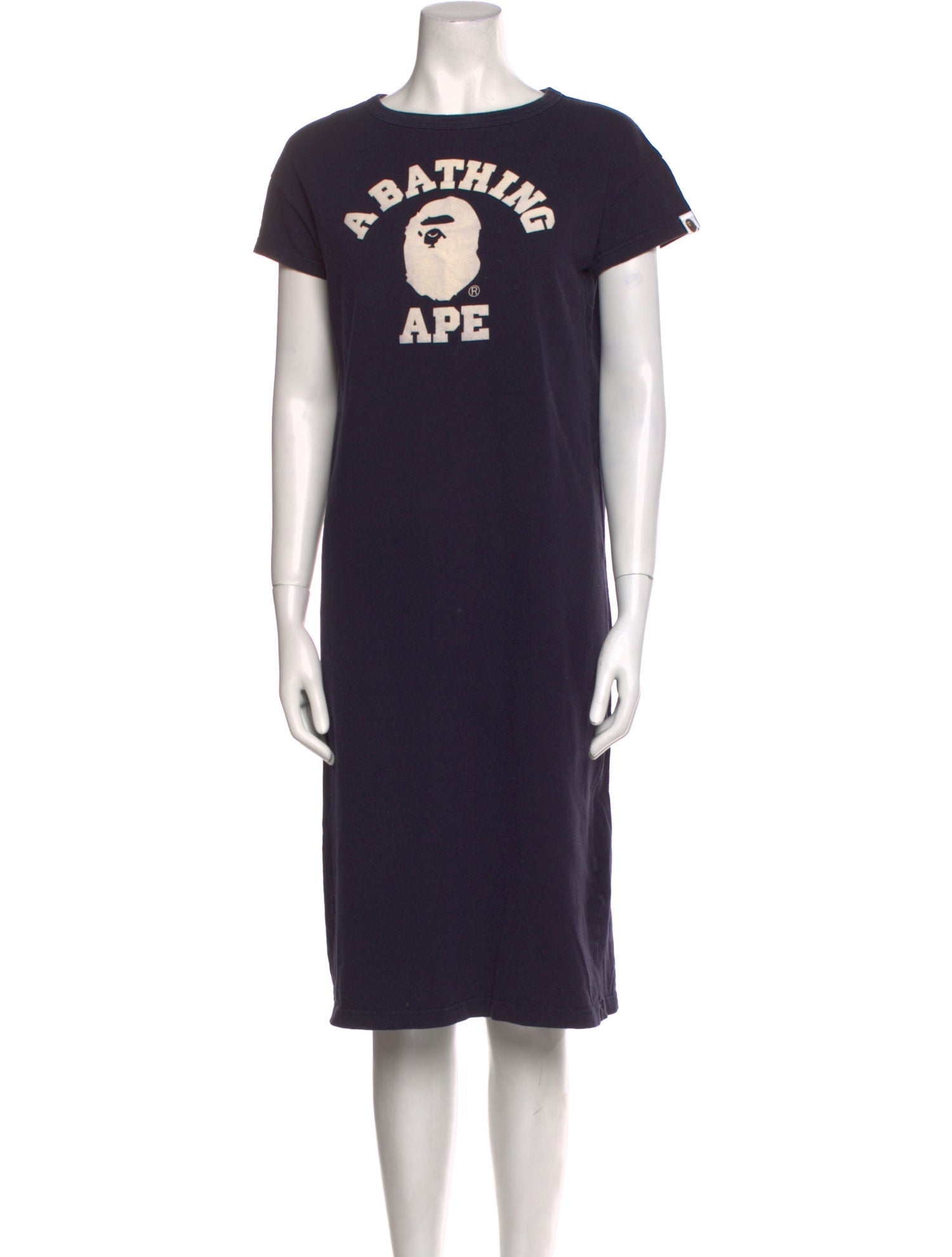 A Bathing Ape Bateau Neckline Knee-Length Dress