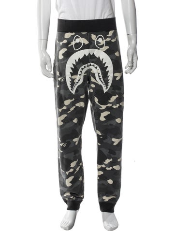 A Bathing Ape Lounge & Sleepwear Camo Shark Camouflage Print Bottoms XXL