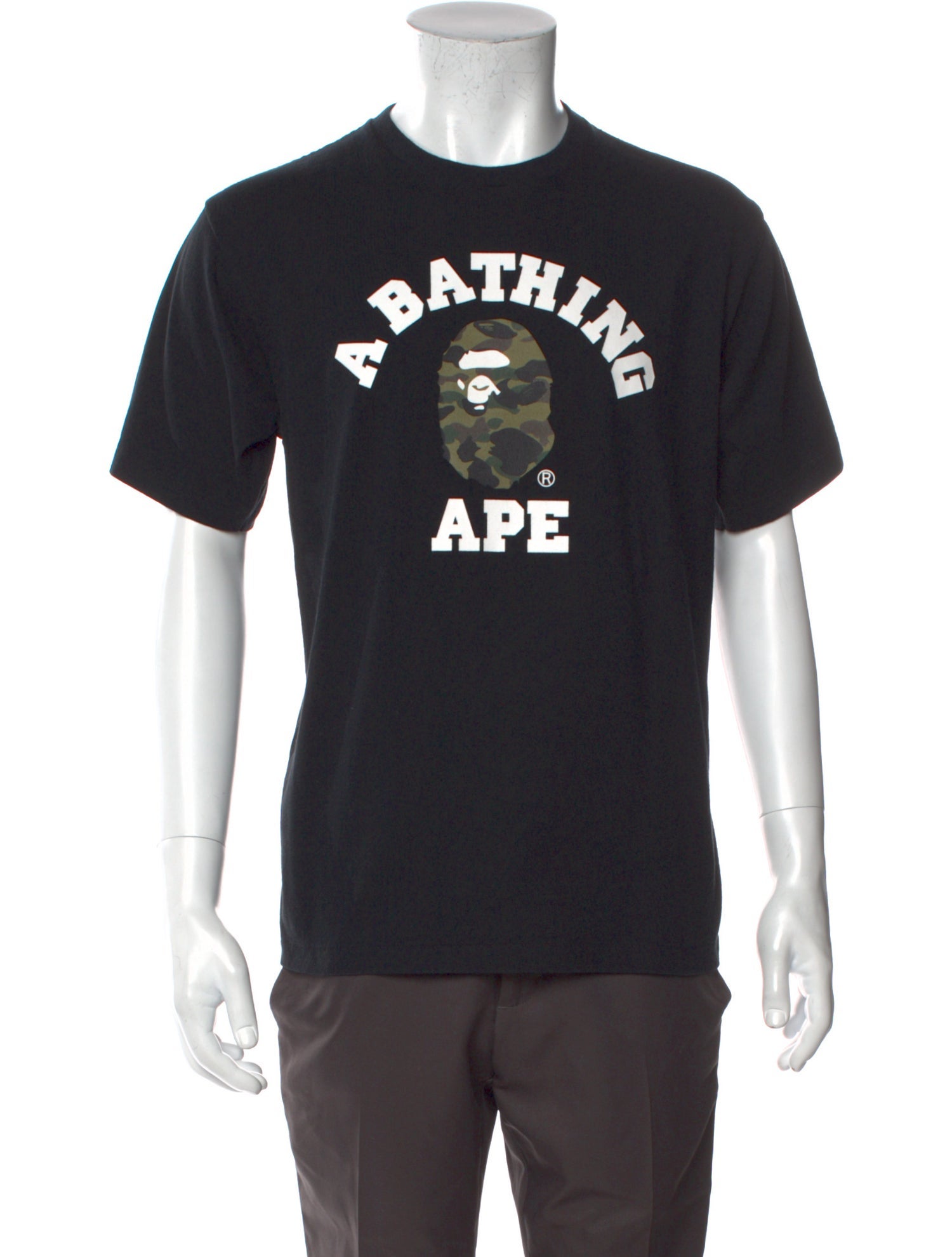 BAPE Camo College Graphic Print T-Shirt