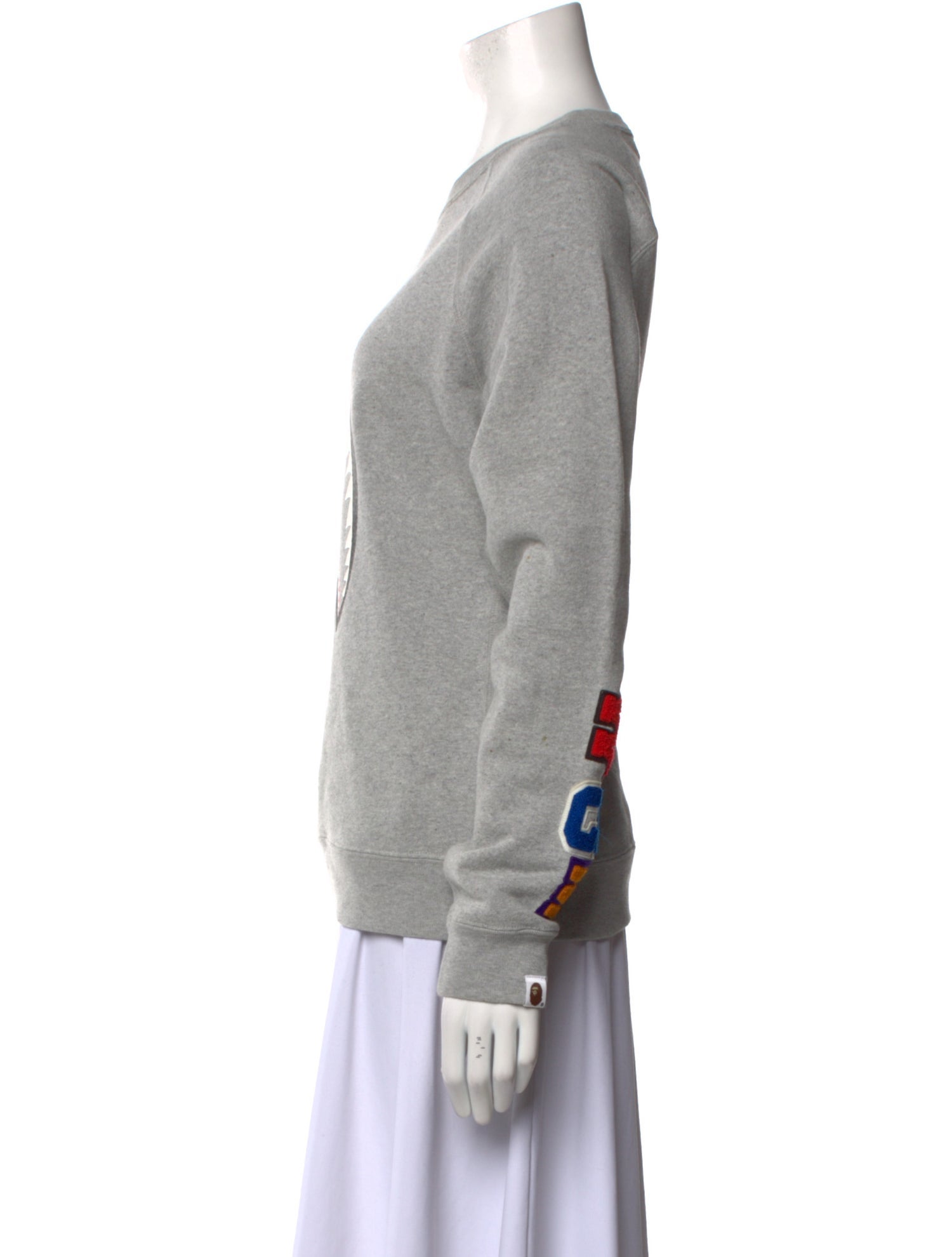 A Bathing Ape Shark Graphic Print Sweatshirt