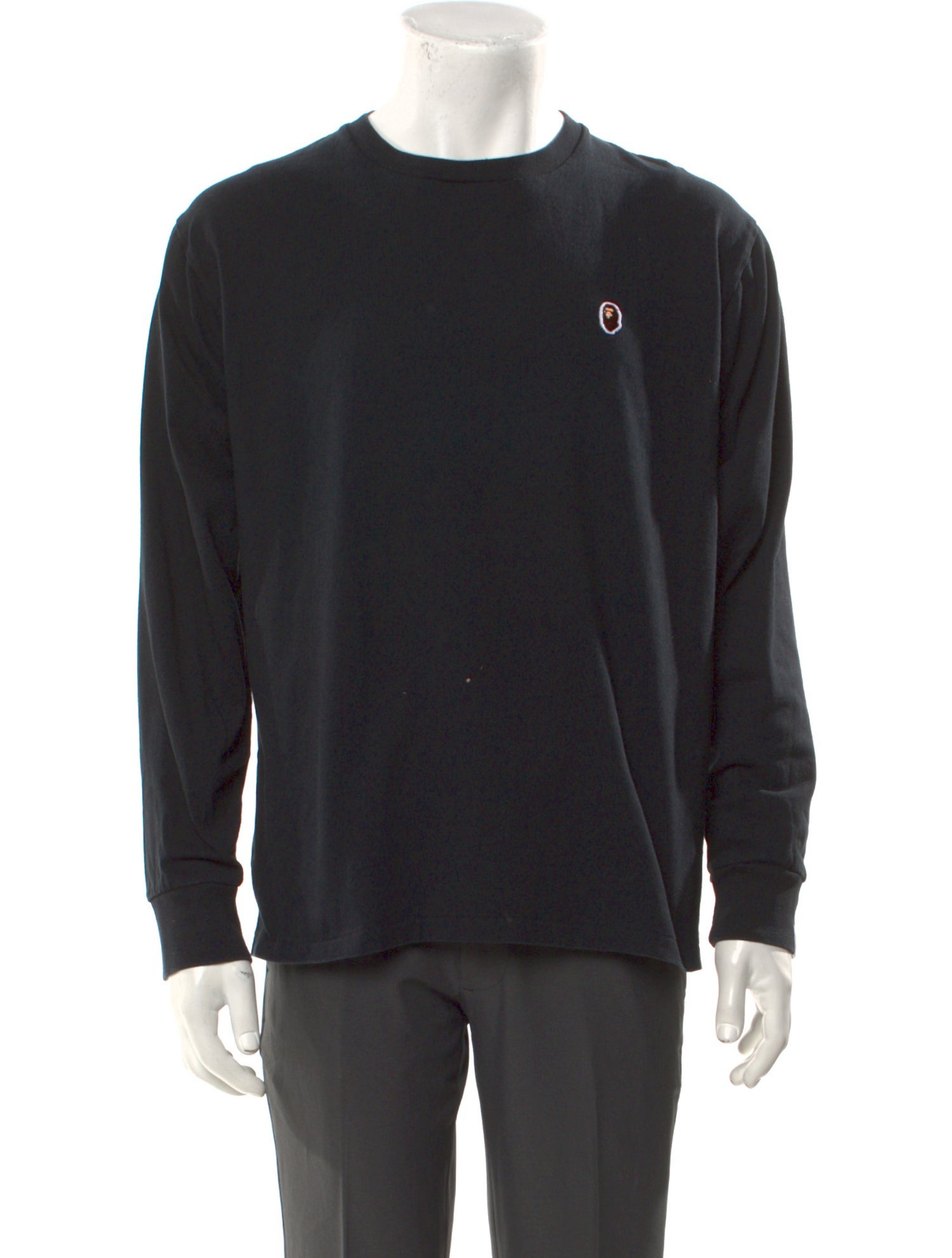 A Bathing Ape Crew Neck Long Sleeve T-Shirt