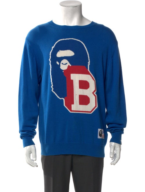 A Bathing Ape Graphic Print Crew Neck Pullover