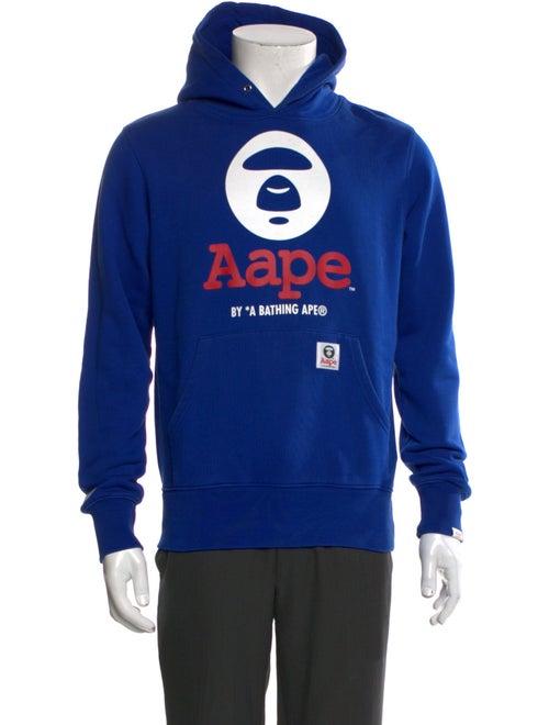 A Bathing Ape Graphic Print Crew Neck Hoodie