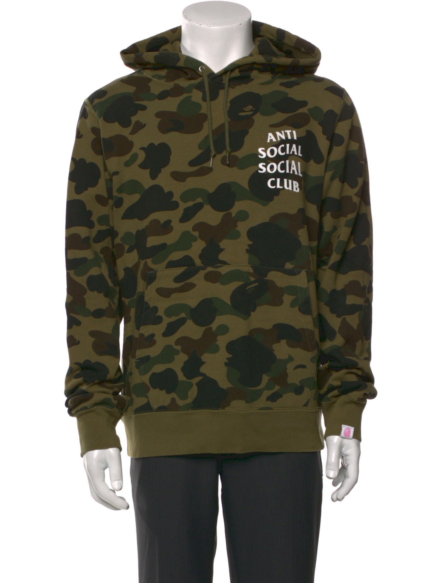 A Bathing Ape Camouflage Print Crew Neck Hoodie