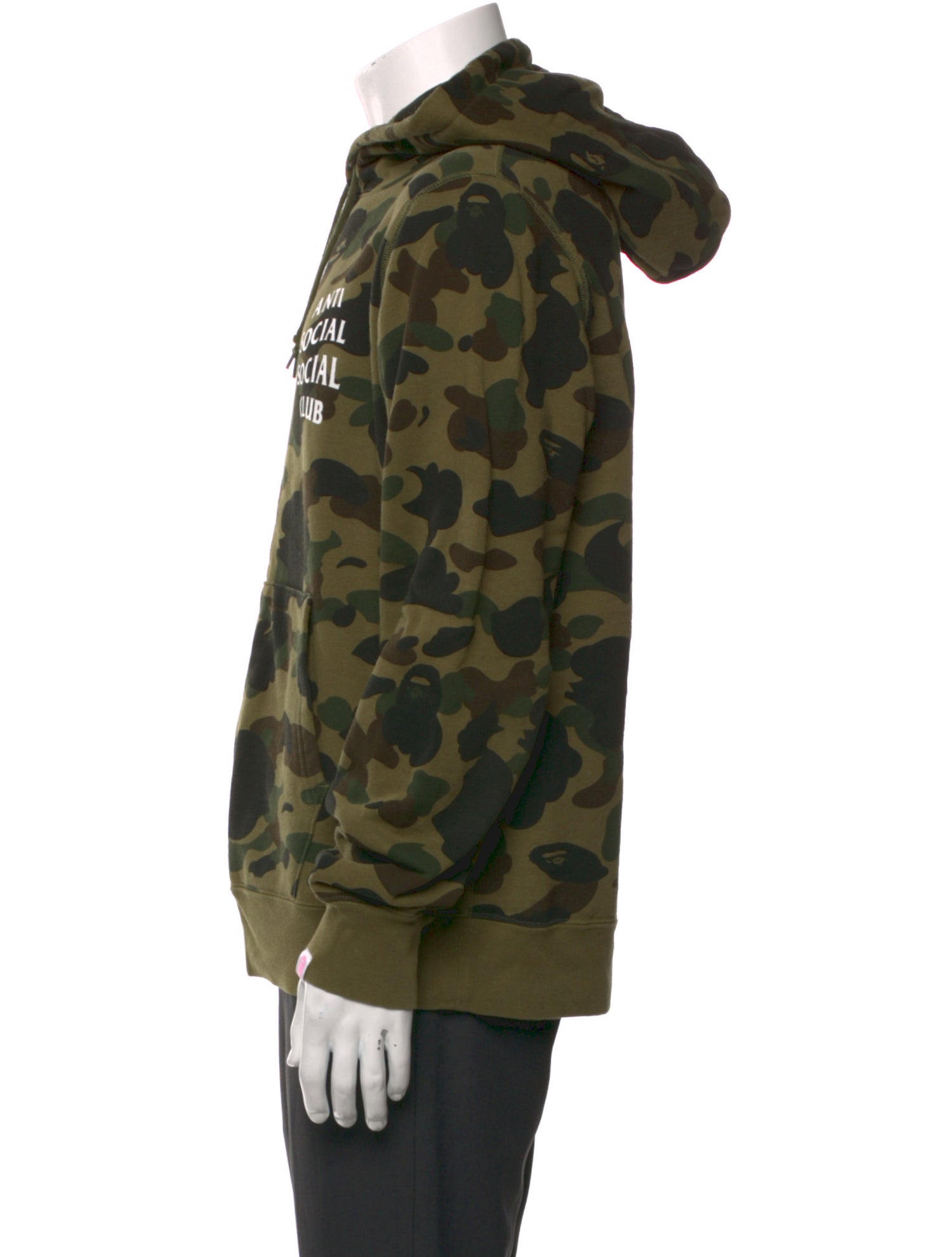 A Bathing Ape Camouflage Print Crew Neck Hoodie