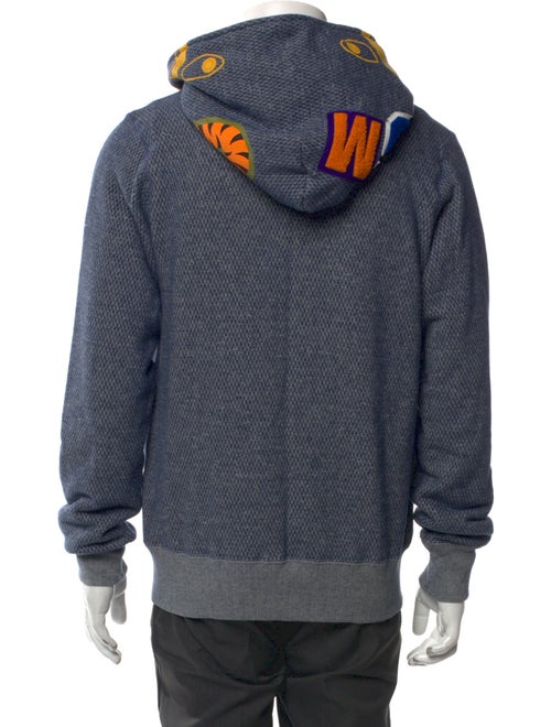 A Bathing Ape Full Shark Graphic Print Hoodie