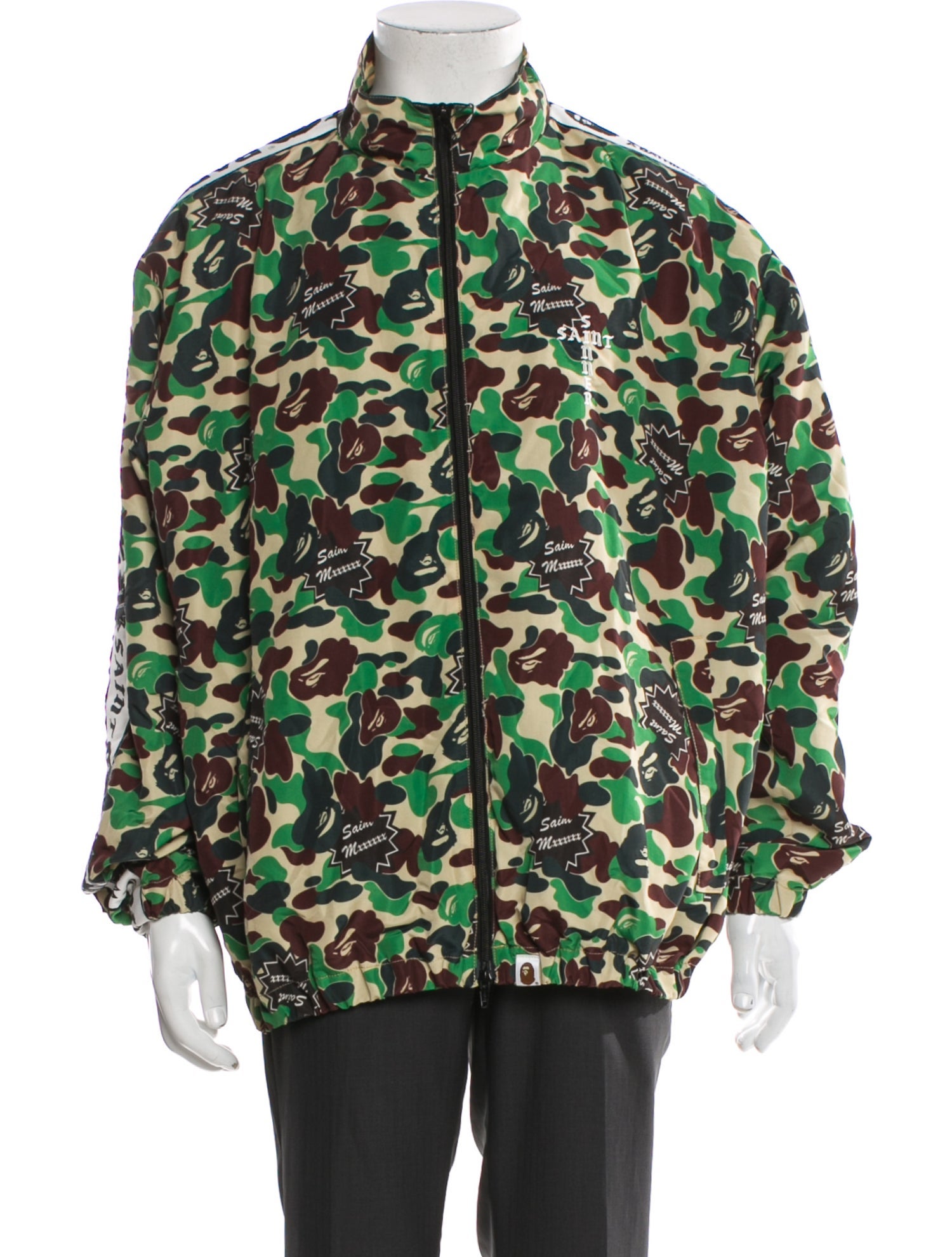 Saint Michael x BAPE Printed Windbreaker