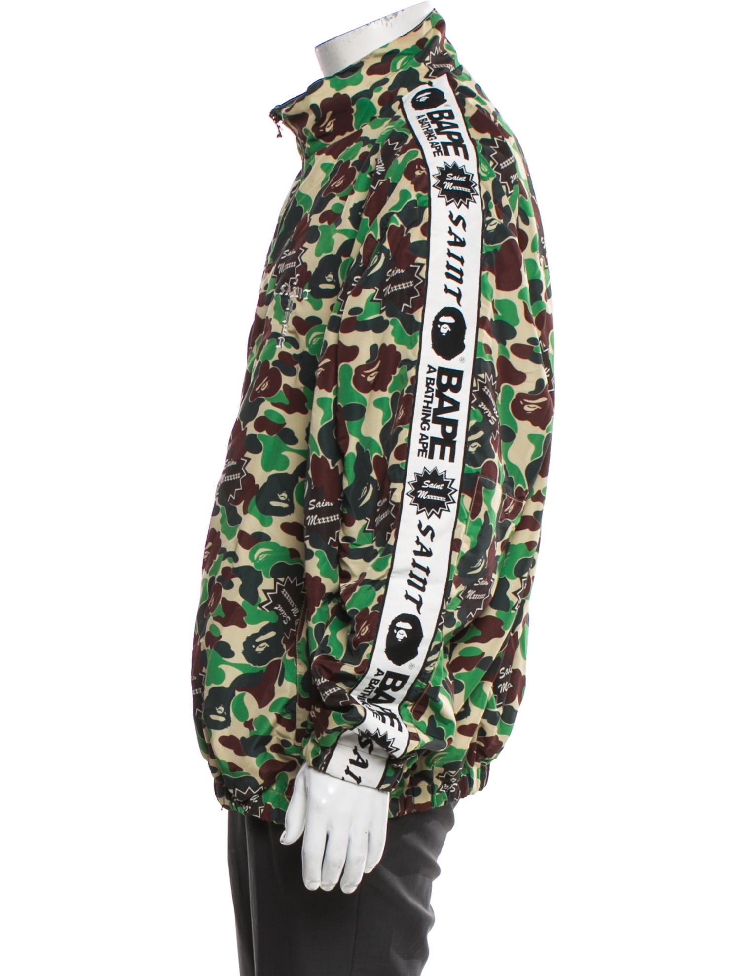 Saint Michael x BAPE Printed Windbreaker