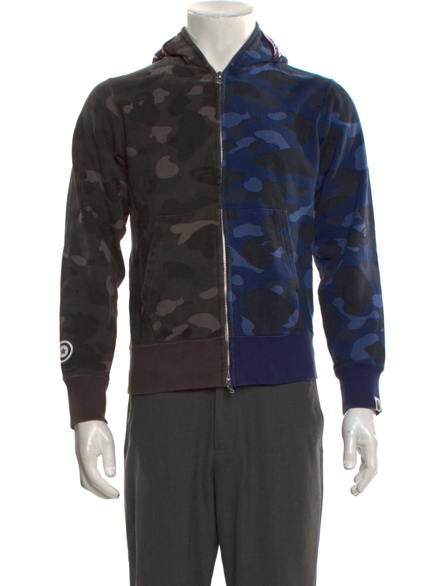 BAPE Printed Crew Neck Hoodie