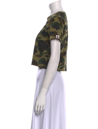 A Bathing Ape 1st Camo Camouflage Print Crop Top