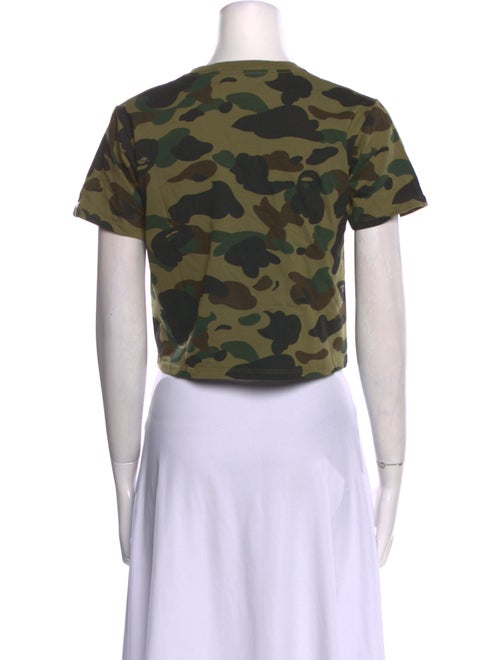 A Bathing Ape 1st Camo Camouflage Print Crop Top