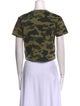 A Bathing Ape 1st Camo Camouflage Print Crop Top