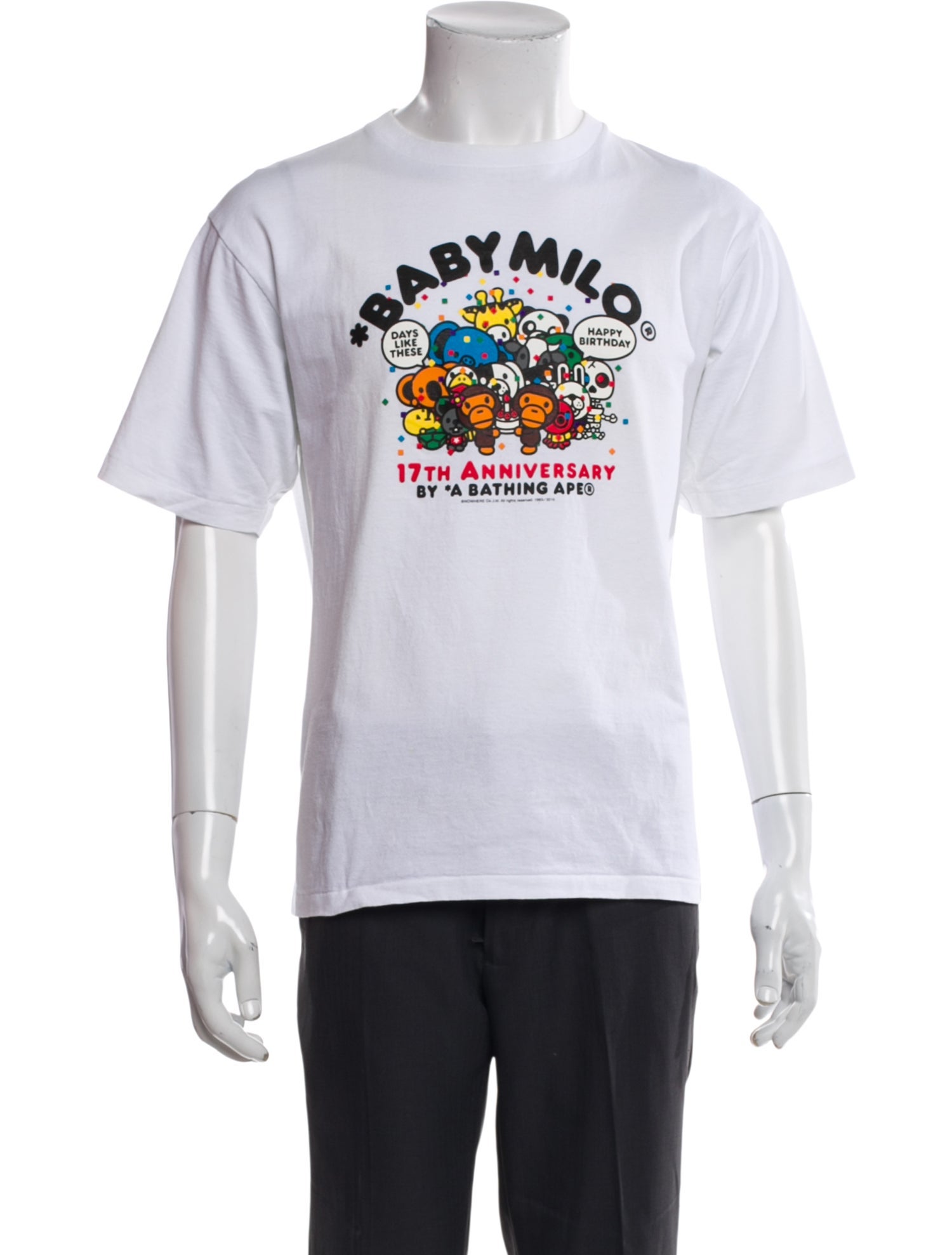 A Bathing Ape 17th Anniversary Graphic Print T-Shirt