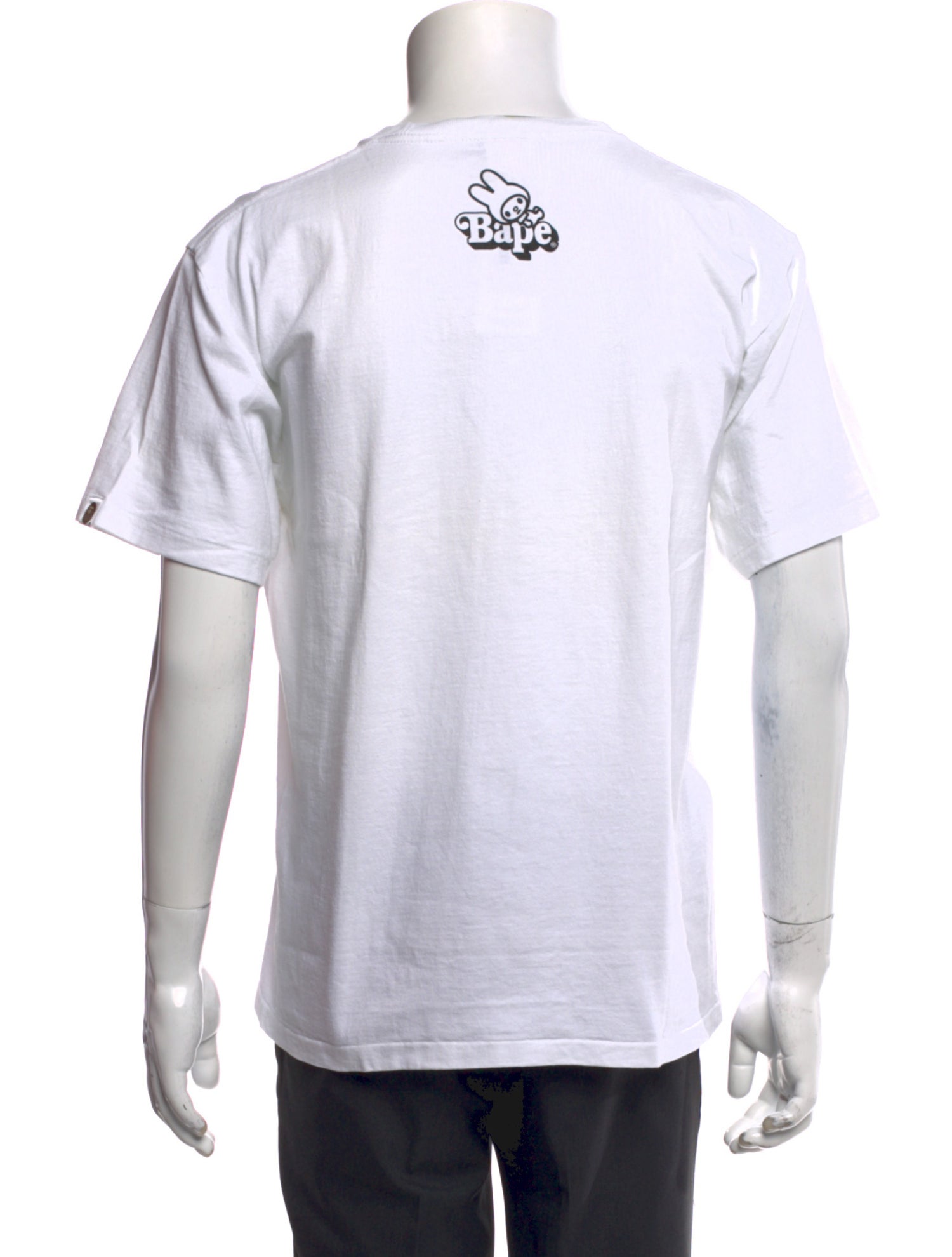 A Bathing Ape Baby Milo College Logo Graphic Print T-Shirt