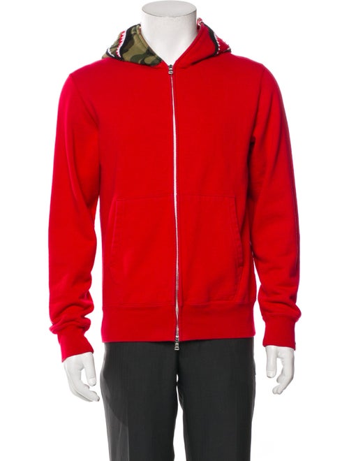 A Bathing Ape Shark Full Zip Graphic Print Jacket