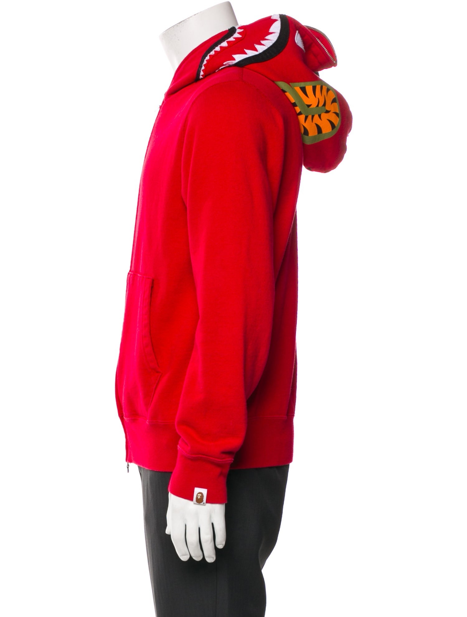 A Bathing Ape Shark Full Zip Graphic Print Jacket