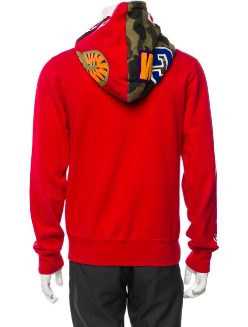 A Bathing Ape Shark Full Zip Graphic Print Jacket