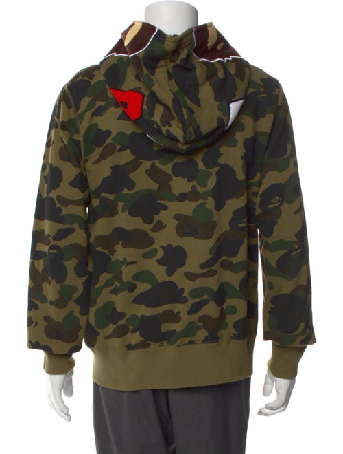 A Bathing Ape Camo Full ZIp Camouflage Print Hoodie