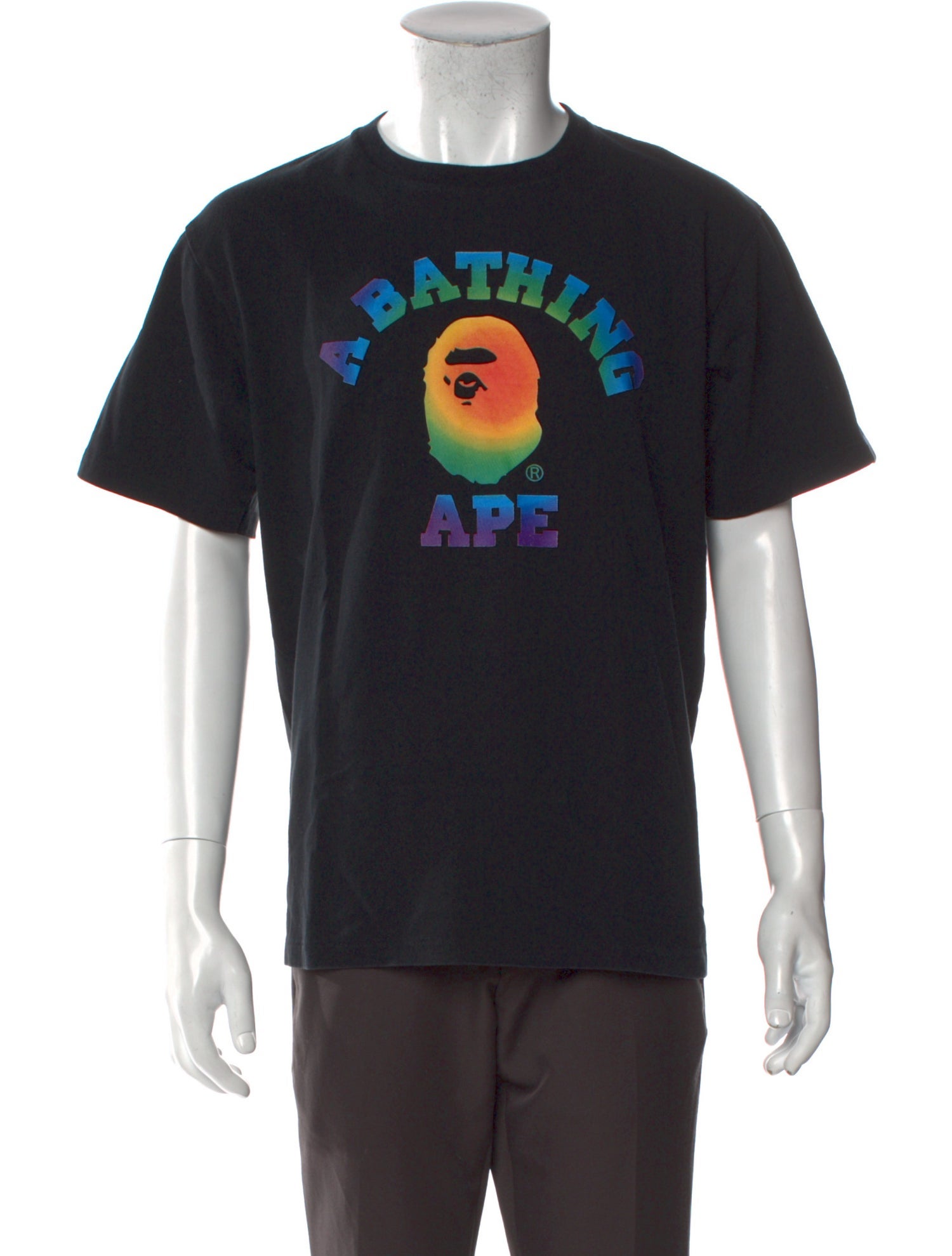 BAPE College Logo Graphic Print T-Shirt