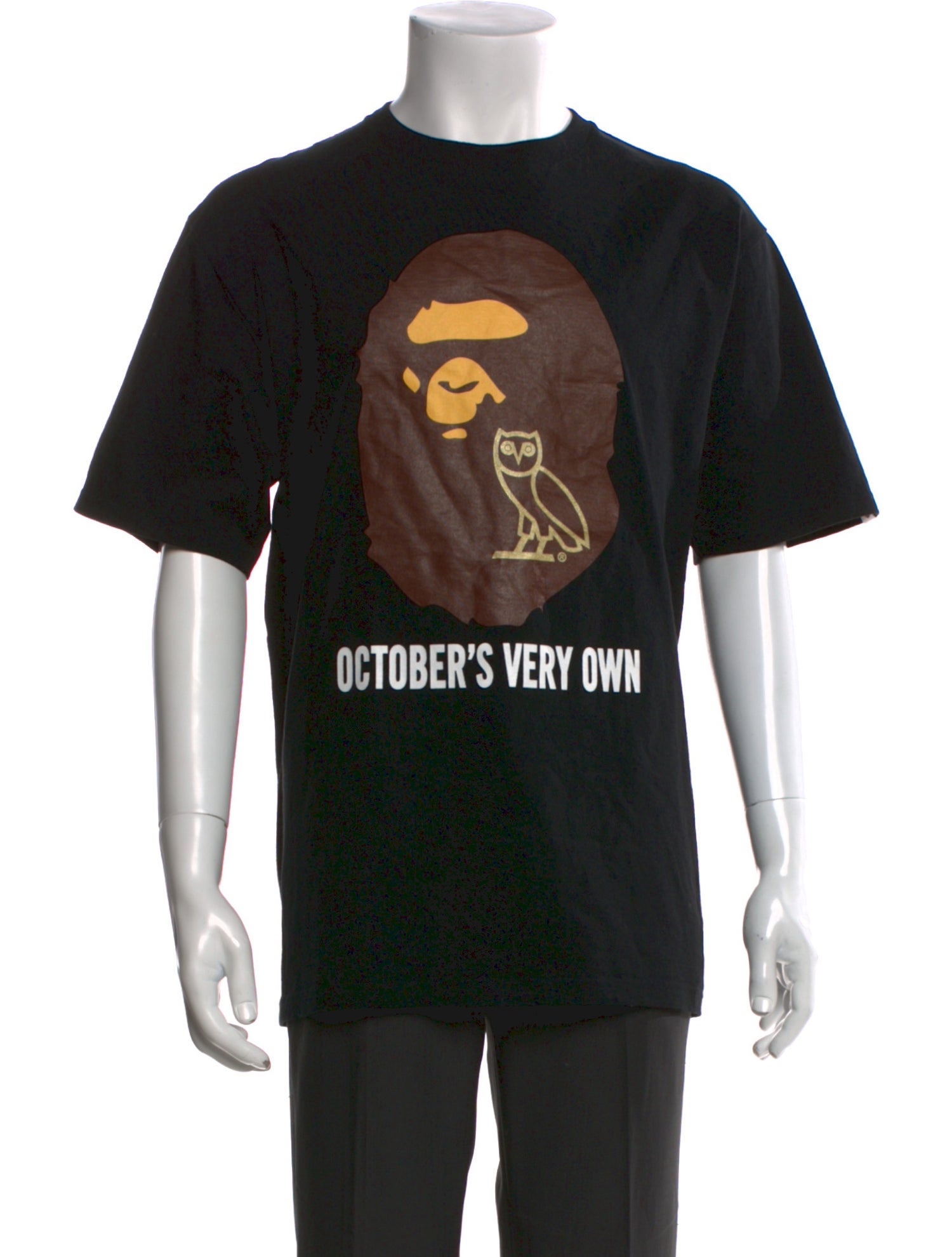 A Bathing Ape x OVO Graphic Print T-Shirt