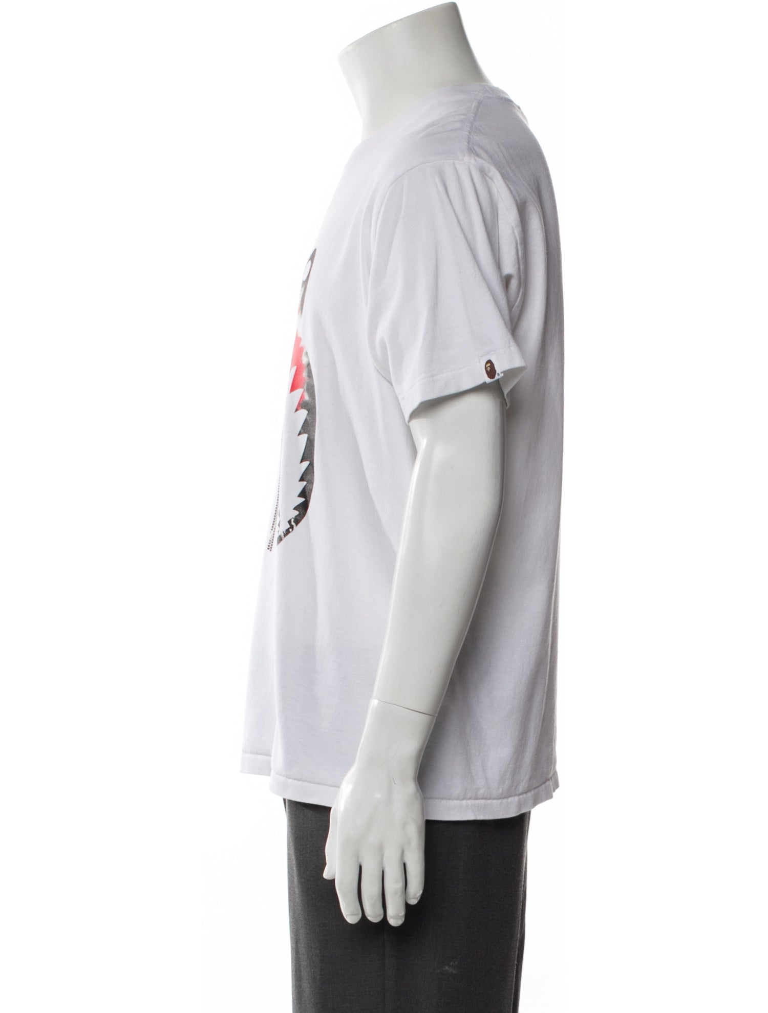 A Bathing Ape Shark Graphic Print T-Shirt