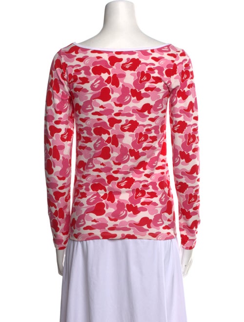 A Bathing Ape ABC CAMO L/S Printed Top